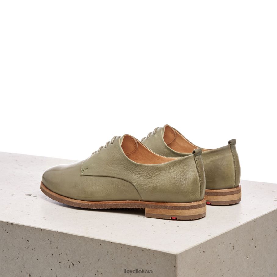 LLOYD nėriniuoti lygios odos pusbačiai moterys avalynė žalias VF40PZ1098