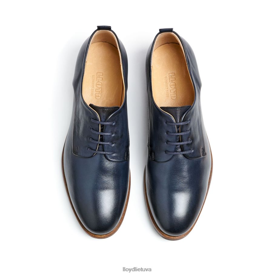 LLOYD nėriniuoti odiniai pusbačiai moterys avalynė mėlyna VF40PZ1009