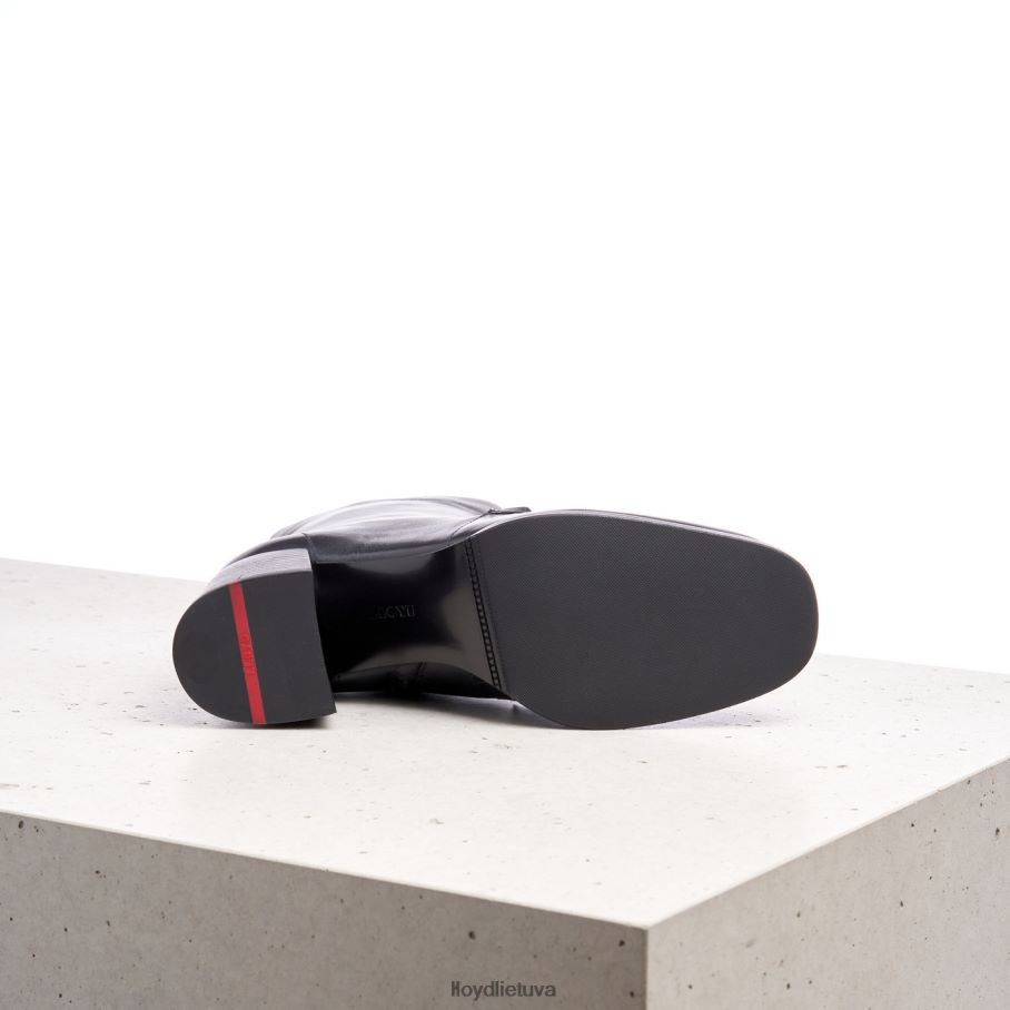 LLOYD odiniai kulkšnies batai moterys avalynė juodas VF40PZ878