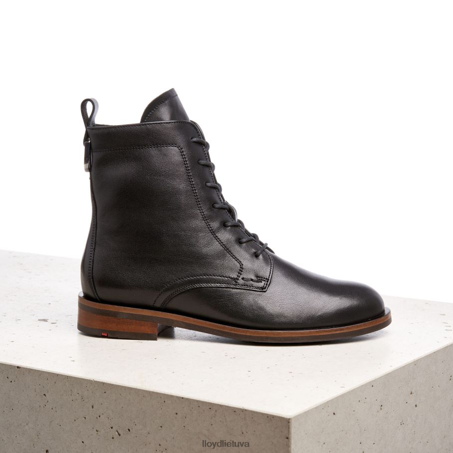 LLOYD odiniai kulkšnies batai moterys avalynė juodas VF40PZ971