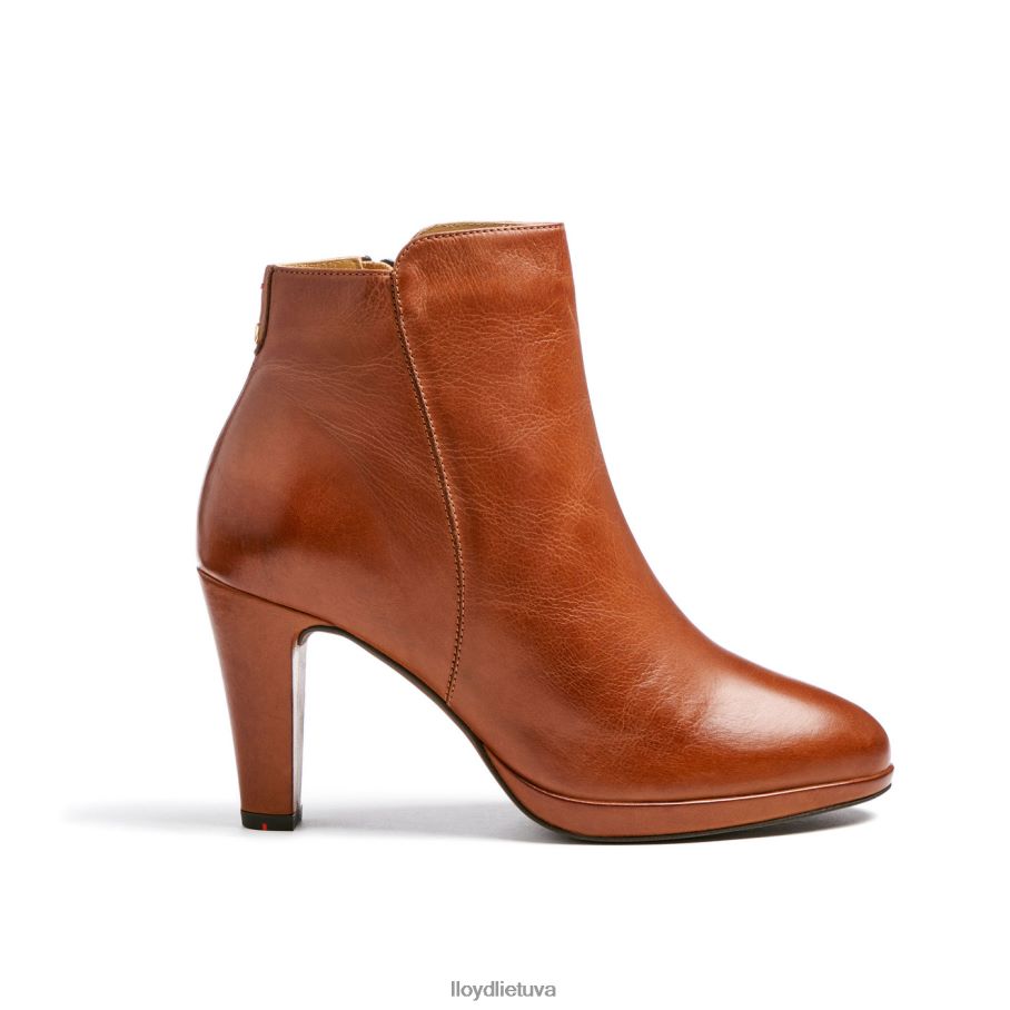 LLOYD odiniai kulkšnies batai moterys avalynė rudas VF40PZ921