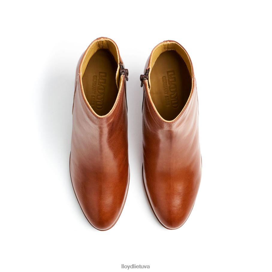 LLOYD odiniai kulkšnies batai moterys avalynė rudas VF40PZ921