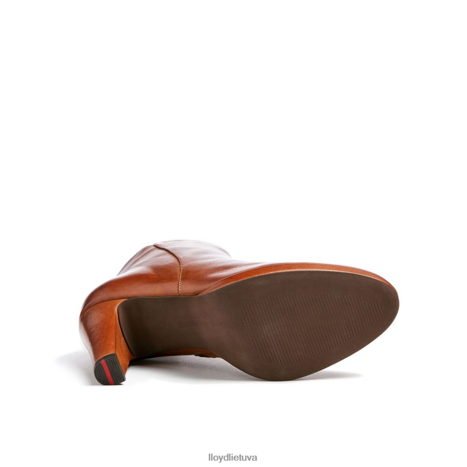 LLOYD odiniai kulkšnies batai moterys avalynė rudas VF40PZ921