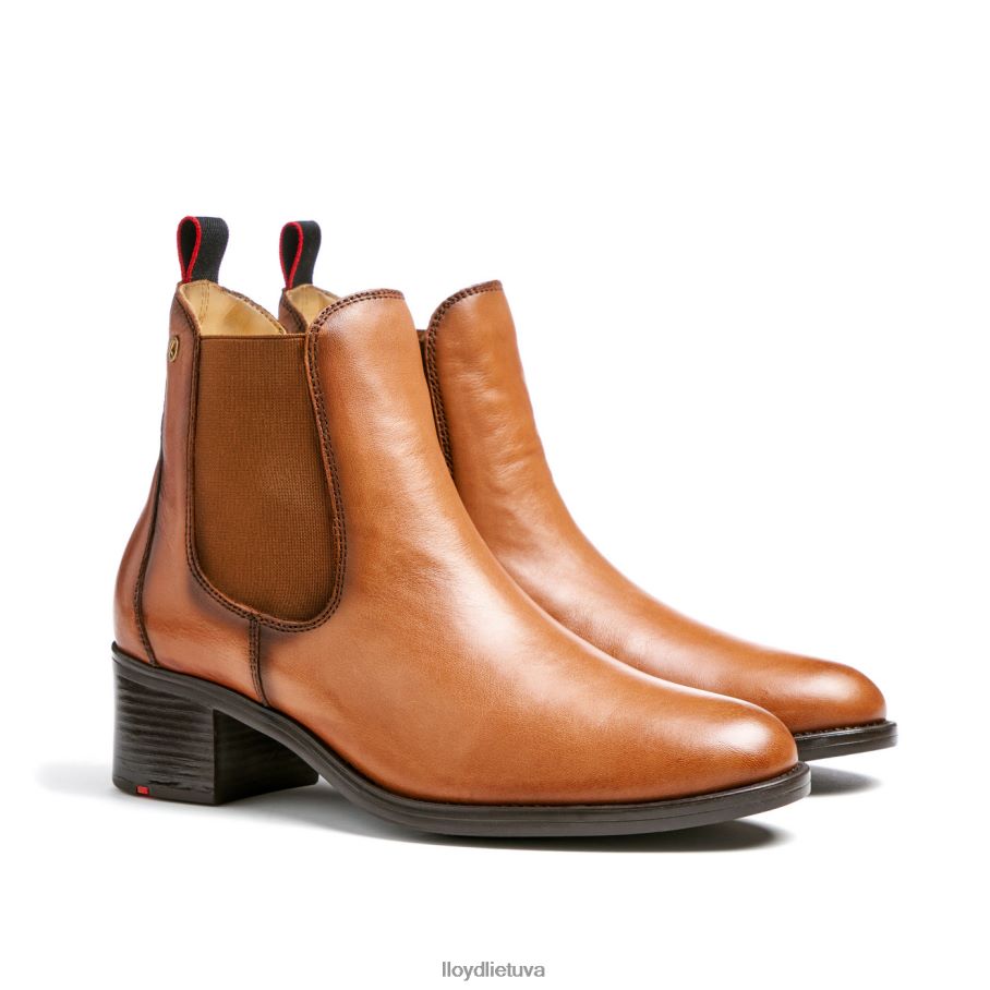 LLOYD odiniai kulkšnies batai moterys avalynė rudas VF40PZ929