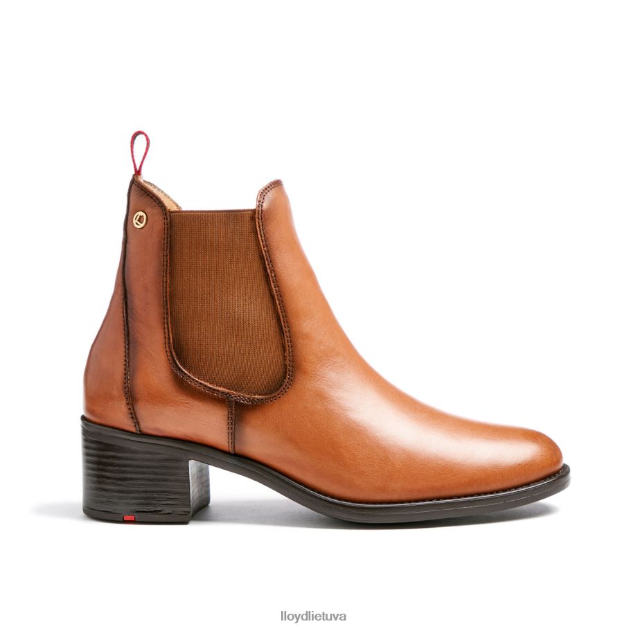 LLOYD odiniai kulkšnies batai moterys avalynė rudas VF40PZ929