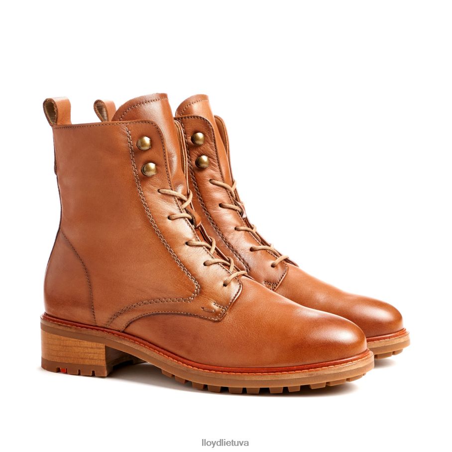 LLOYD odiniai kulkšnies batai moterys avalynė rudas VF40PZ941