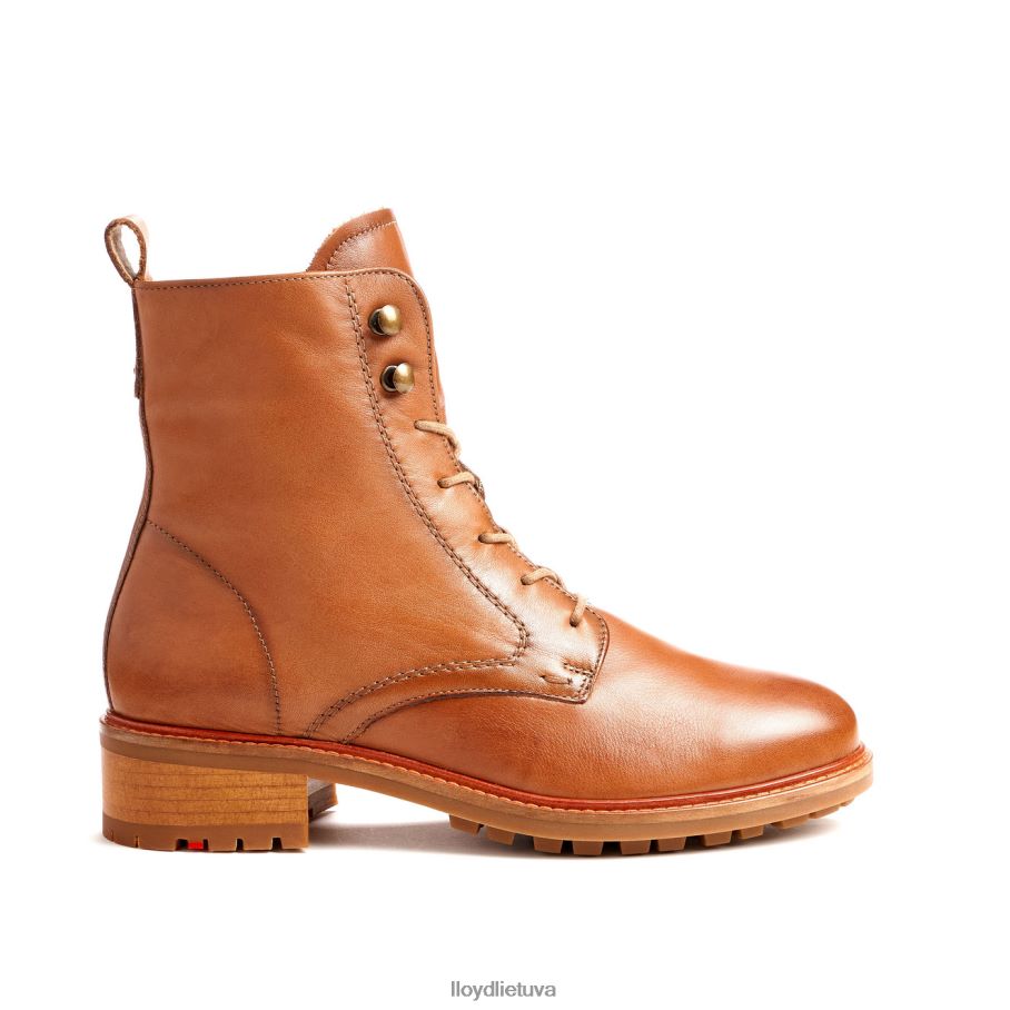 LLOYD odiniai kulkšnies batai moterys avalynė rudas VF40PZ941