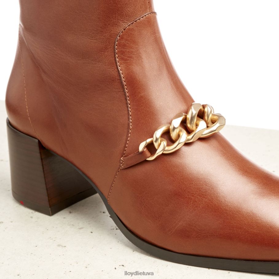 LLOYD odiniai kulkšnies batai moterys avalynė rudas VF40PZ985