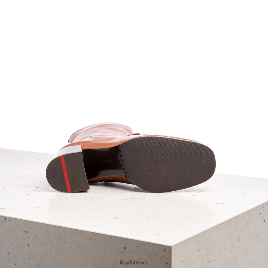 LLOYD odiniai kulkšnies batai moterys avalynė rudas VF40PZ985