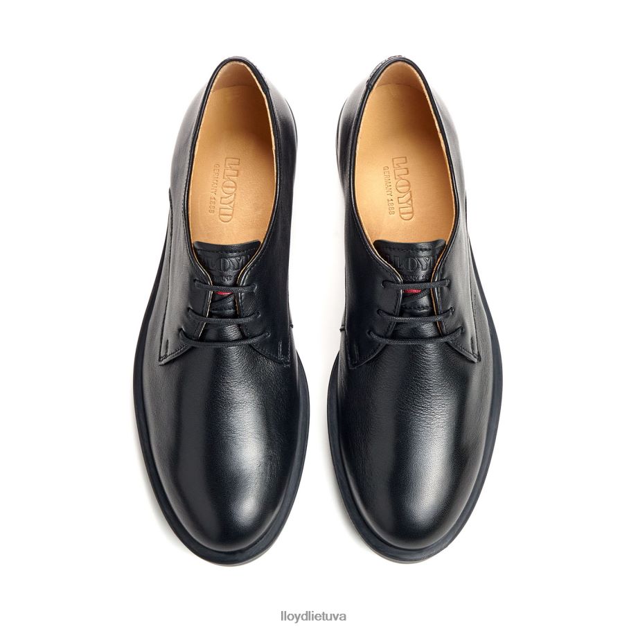 LLOYD odiniai nėriniai pusbačiai moterys avalynė juodas VF40PZ1023