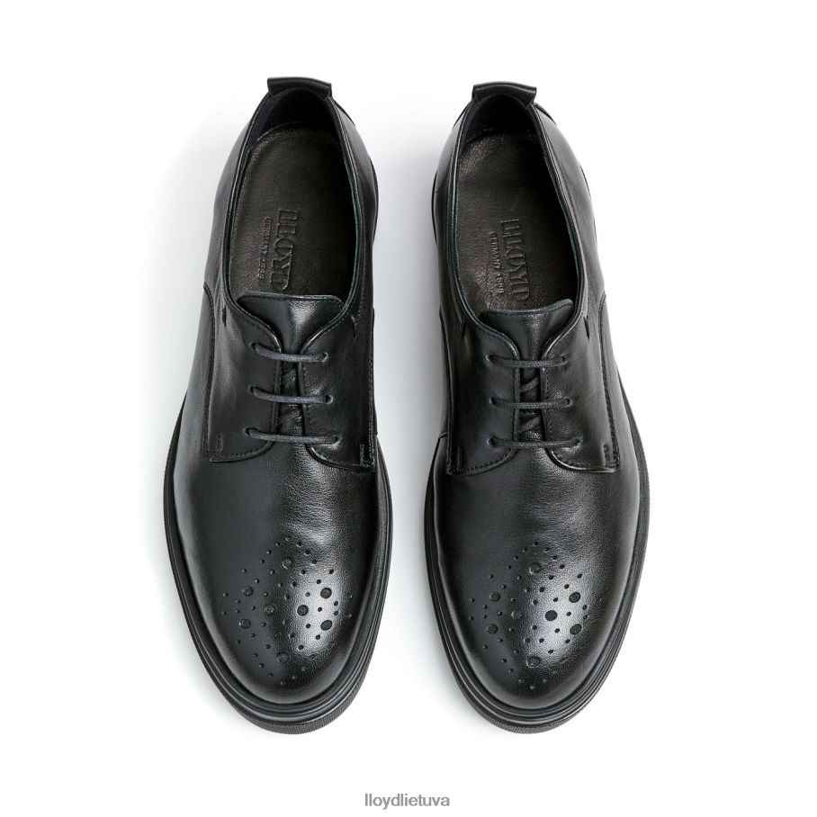 LLOYD odiniai nėriniai pusbačiai moterys avalynė juodas VF40PZ1028