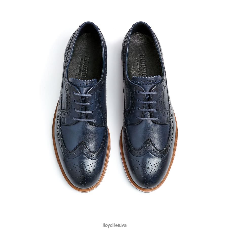 LLOYD odiniai nėriniai pusbačiai moterys avalynė mėlyna VF40PZ1033