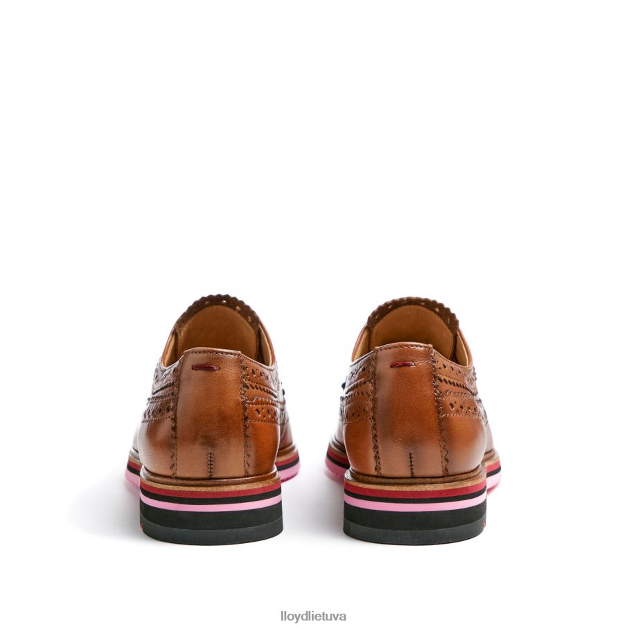 LLOYD odiniai nėriniai pusbačiai moterys avalynė rudas VF40PZ1048