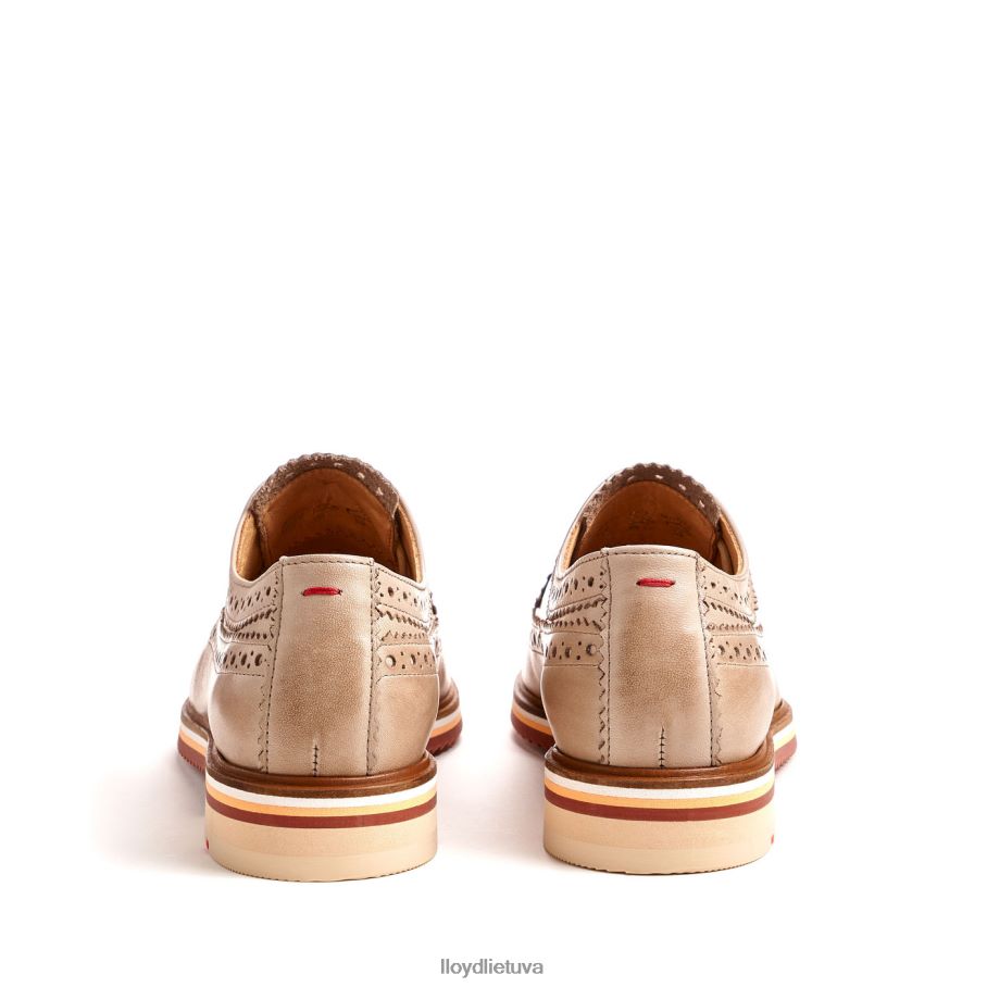 LLOYD odiniai nėriniai pusbačiai moterys avalynė smėlio spalvos VF40PZ1008