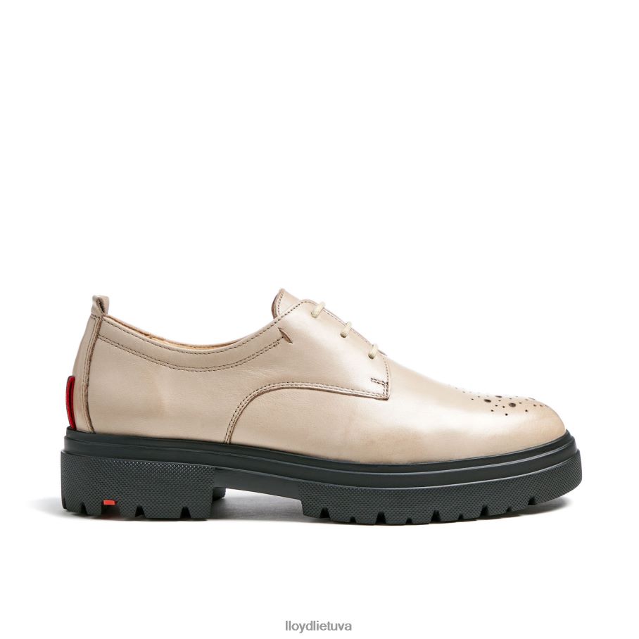 LLOYD odiniai nėriniai pusbačiai moterys avalynė smėlio spalvos VF40PZ1029