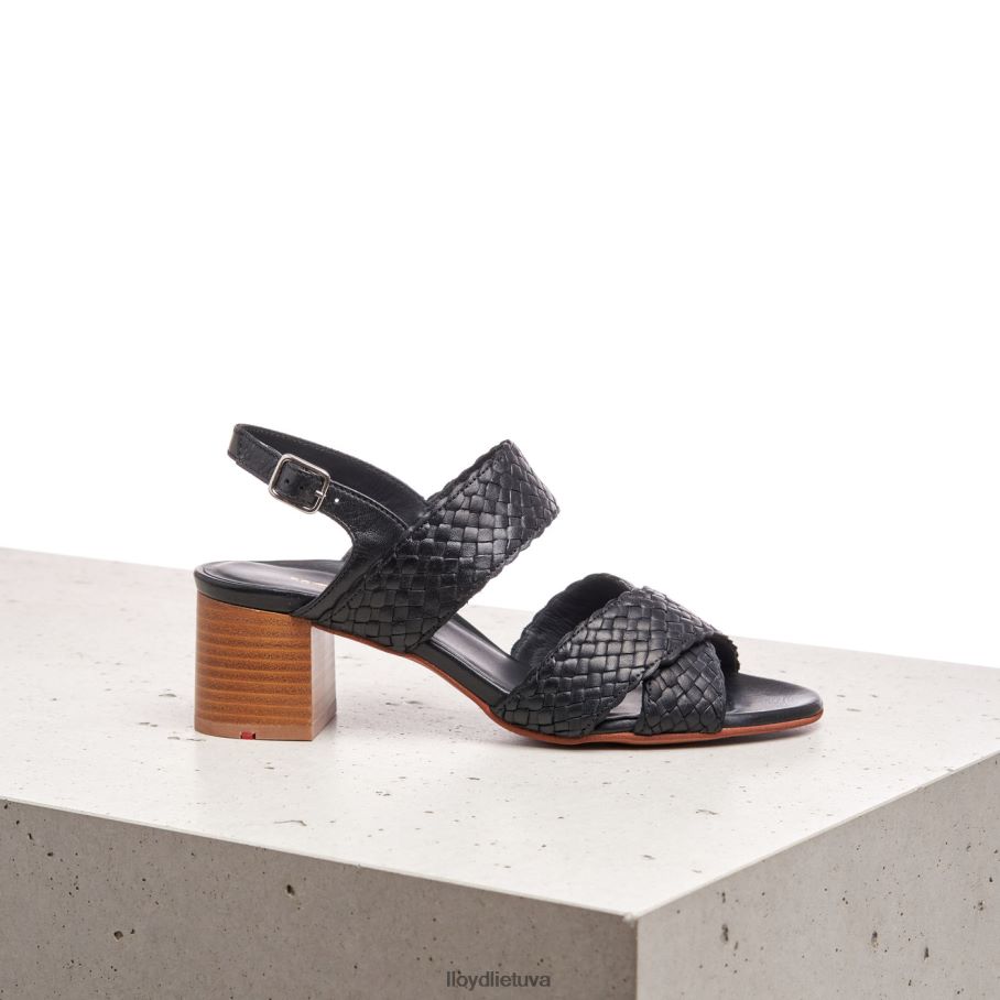 LLOYD odiniai sandalai moterys avalynė juodas VF40PZ1201