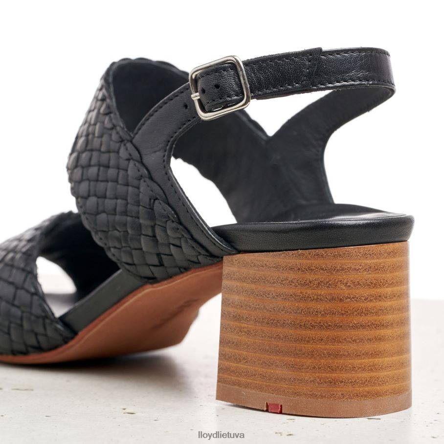 LLOYD odiniai sandalai moterys avalynė juodas VF40PZ1201