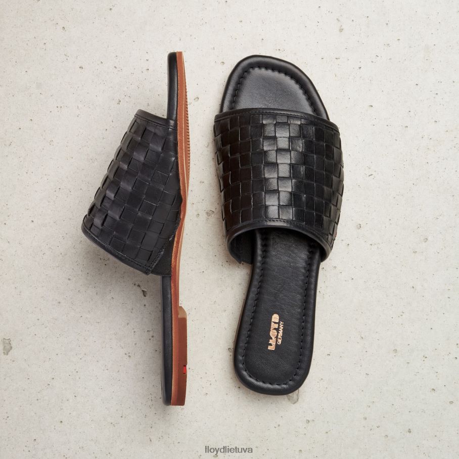 LLOYD odiniai sandalai moterys avalynė juodas VF40PZ1230