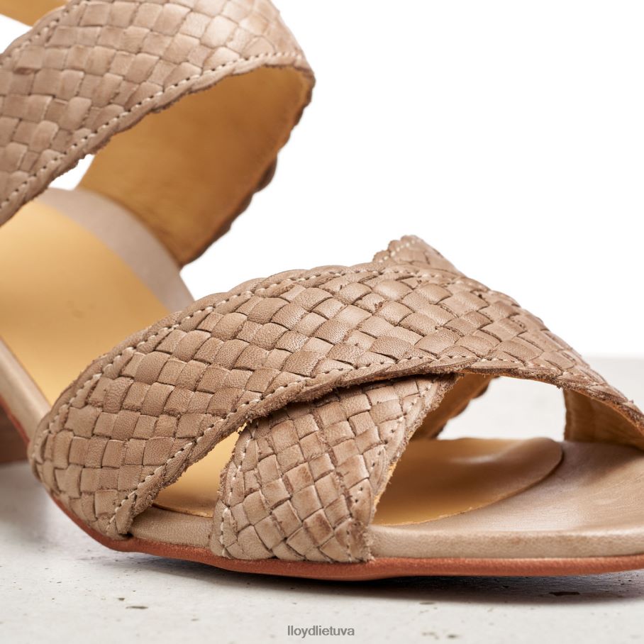 LLOYD odiniai sandalai moterys avalynė smėlio spalvos VF40PZ1217