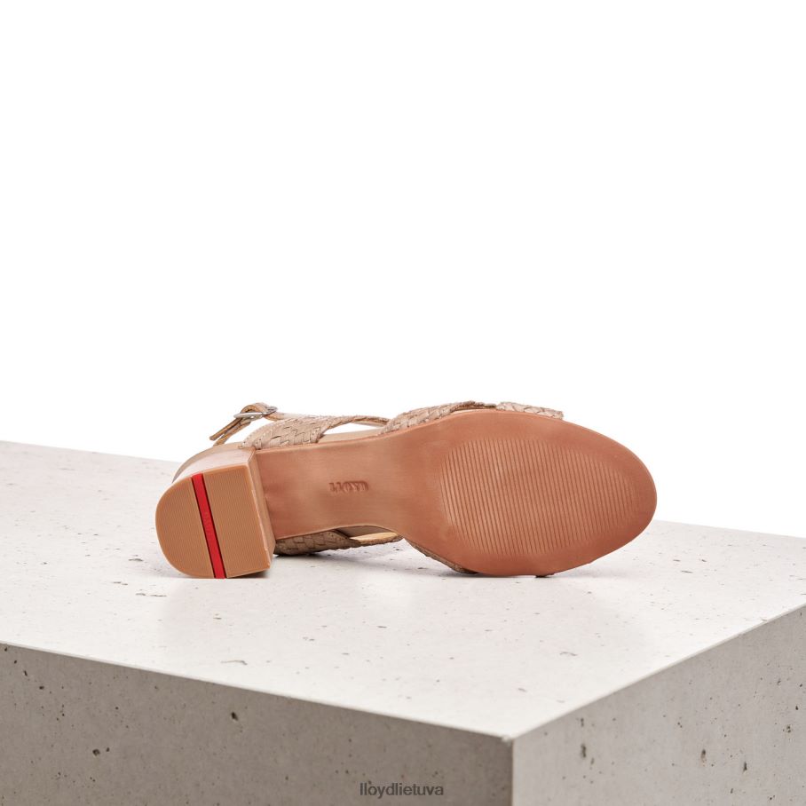 LLOYD odiniai sandalai moterys avalynė smėlio spalvos VF40PZ1217