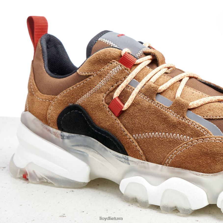 LLOYD odiniai žemi sportbačiai moterys avalynė rudas VF40PZ787