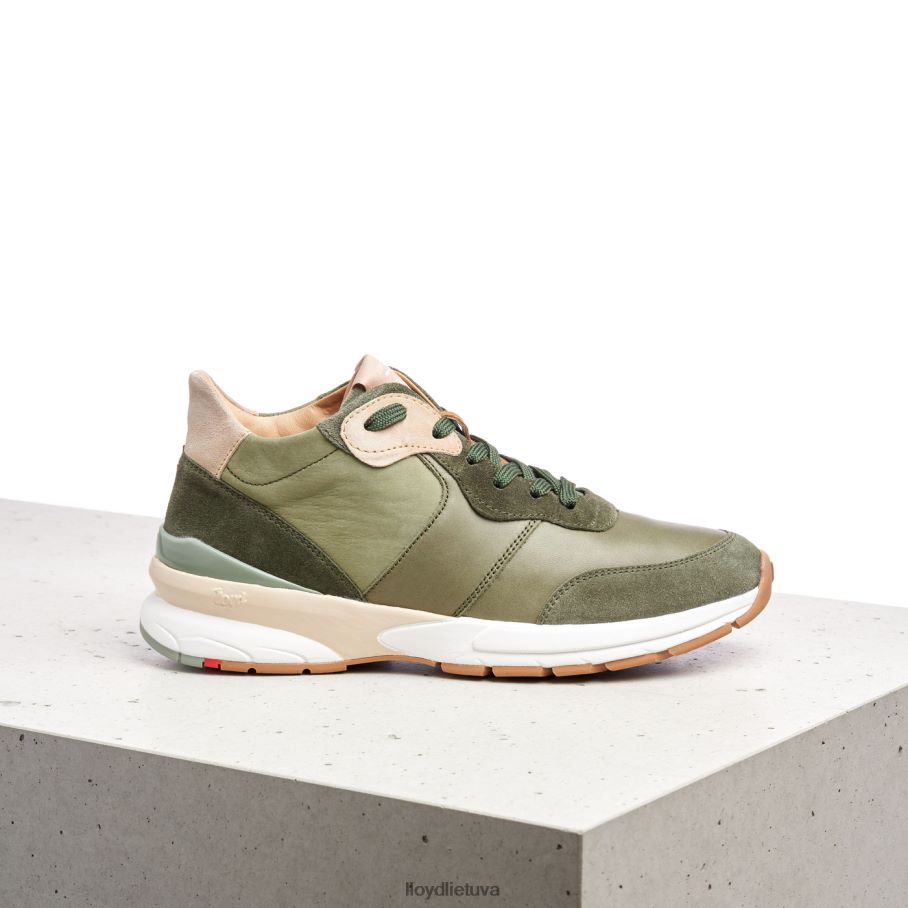 LLOYD odiniai žemi sportbačiai moterys avalynė žalias VF40PZ767