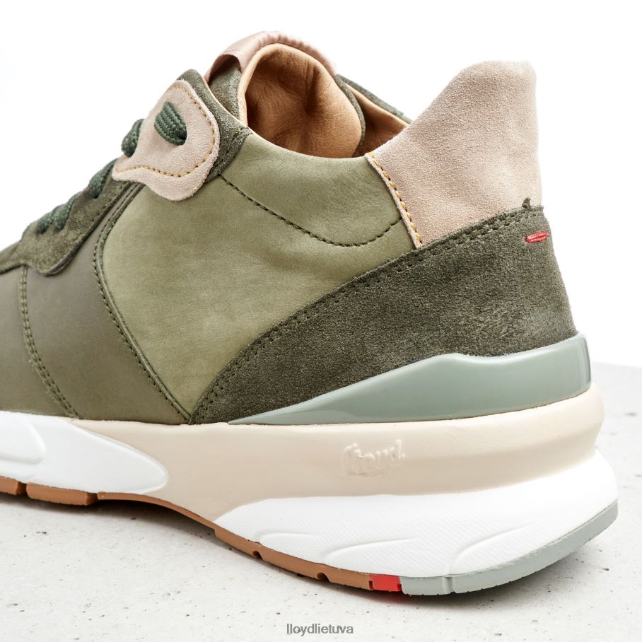 LLOYD odiniai žemi sportbačiai moterys avalynė žalias VF40PZ767