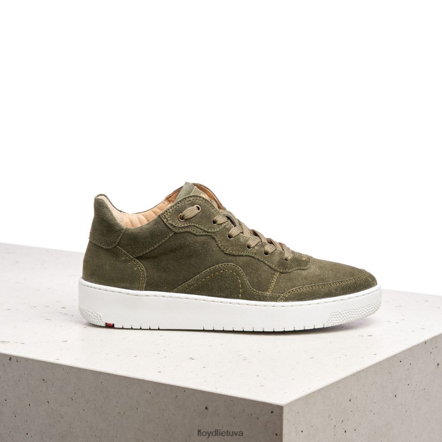 LLOYD odiniai žemi sportbačiai moterys avalynė žalias VF40PZ768