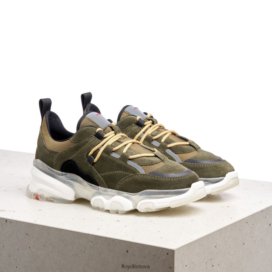 LLOYD odiniai žemi sportbačiai moterys avalynė žalias VF40PZ780