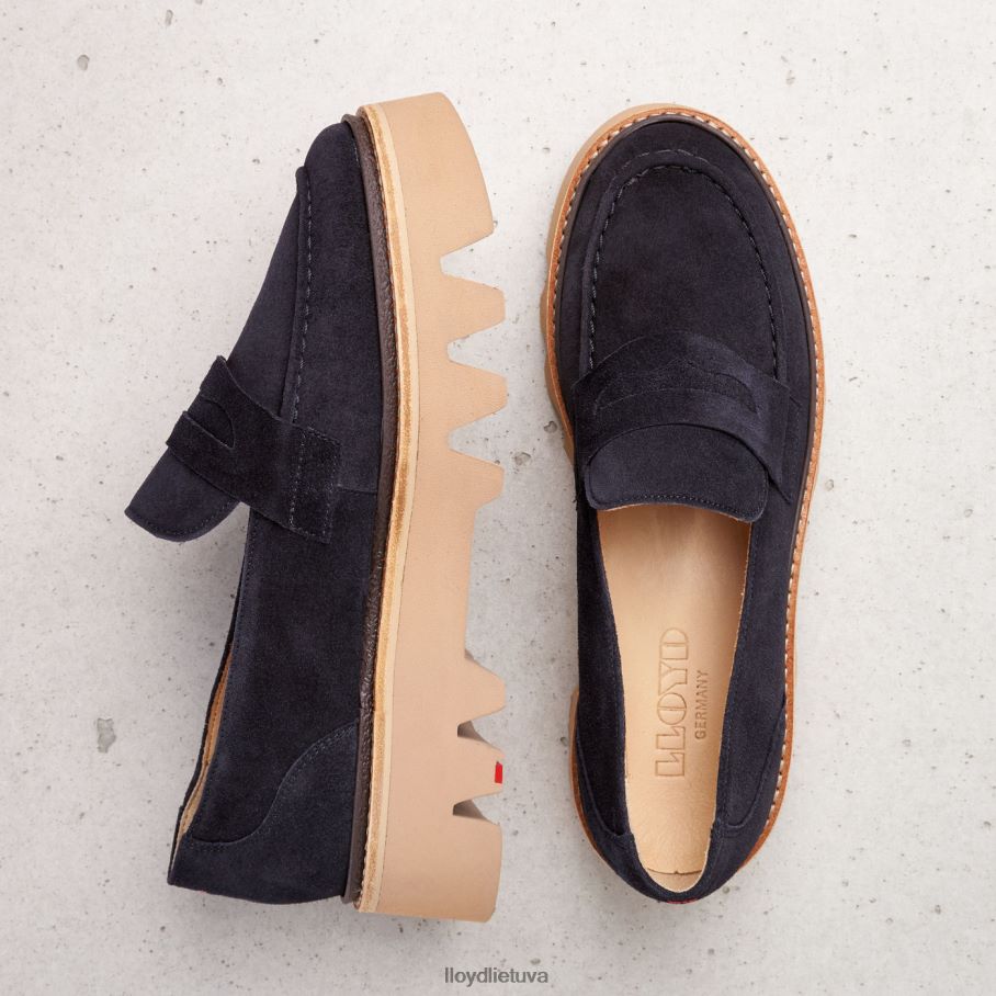 LLOYD odinė užsegama šlepetė moterys avalynė mėlyna VF40PZ1074