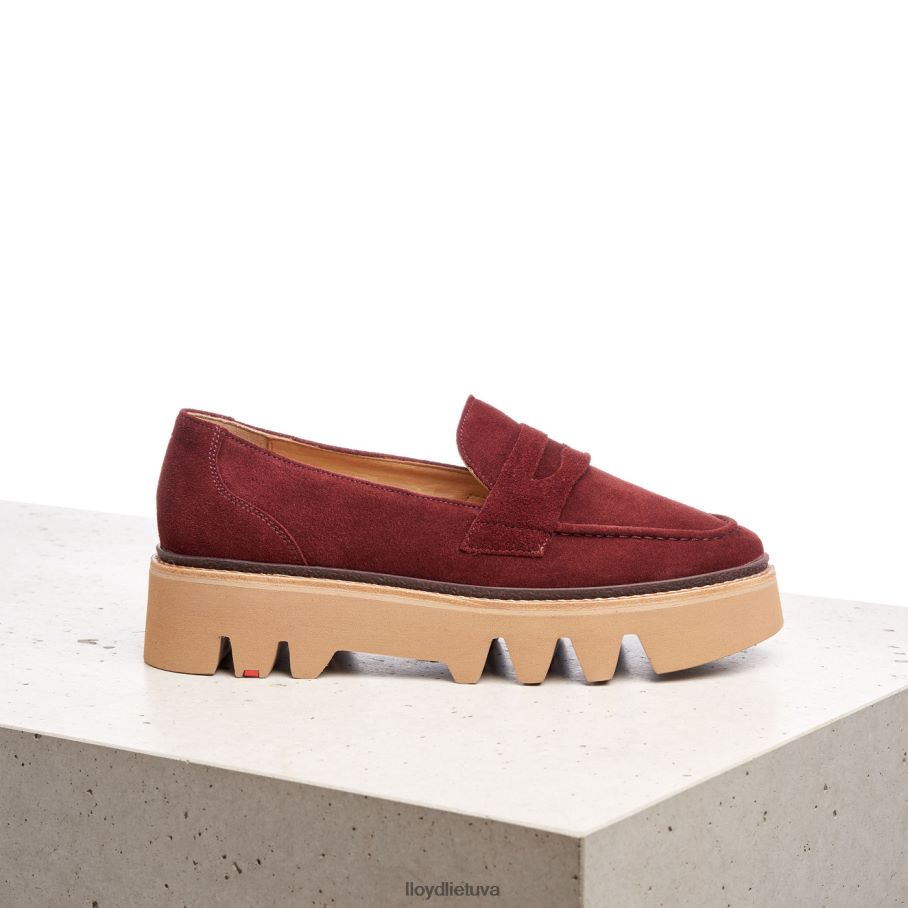 LLOYD odinė užsegama šlepetė moterys avalynė raudona VF40PZ1073