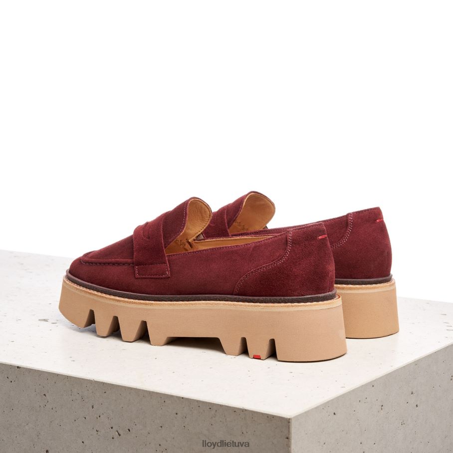 LLOYD odinė užsegama šlepetė moterys avalynė raudona VF40PZ1073