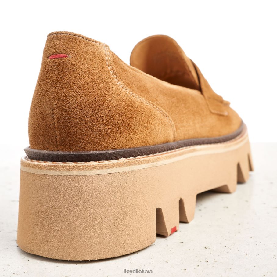 LLOYD odinė užsegama šlepetė moterys avalynė rudas VF40PZ1055