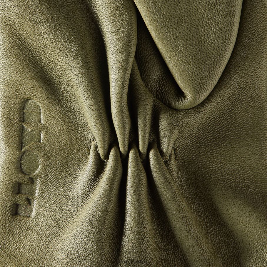 LLOYD odinės pirštinės moterys priedai žalias VF40PZ1312