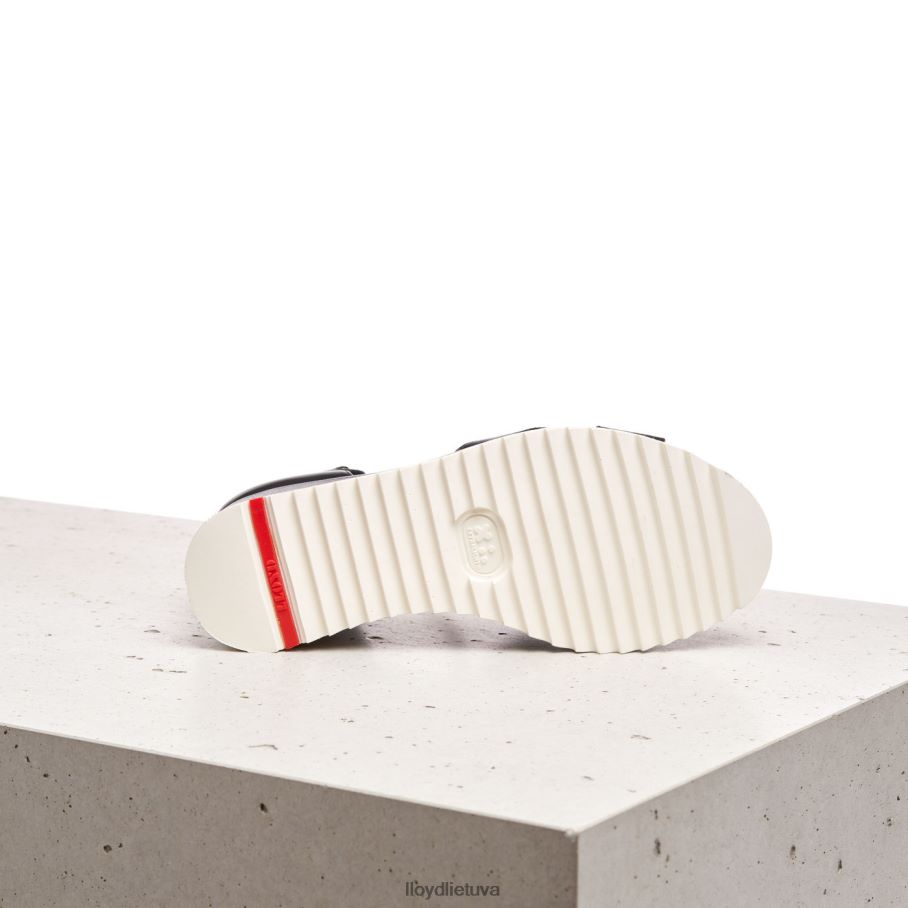 LLOYD pleištiniai sandalai moterys avalynė juodas VF40PZ1208