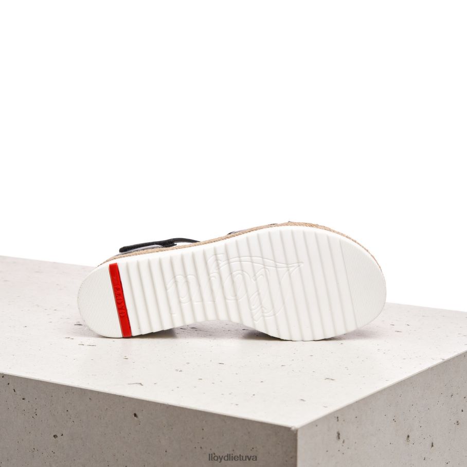 LLOYD pleištiniai sandalai moterys avalynė juodas VF40PZ1242