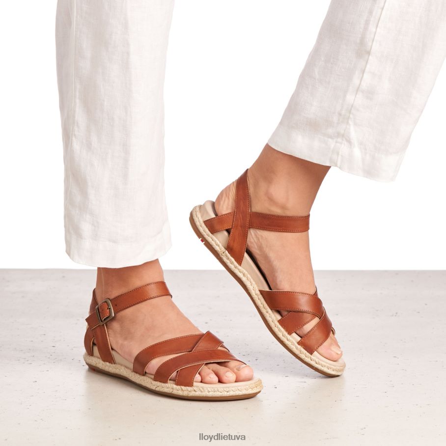 LLOYD sandalas moterys avalynė rudas VF40PZ1210