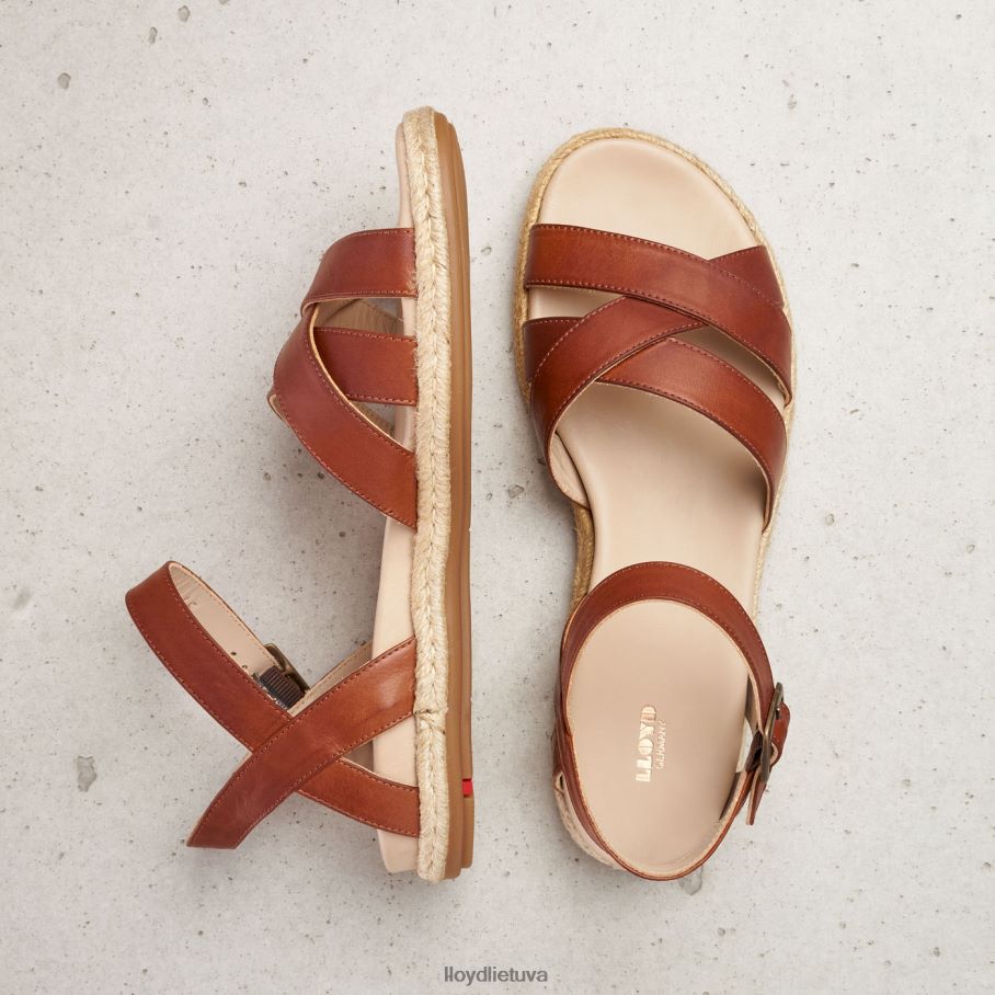 LLOYD sandalas moterys avalynė rudas VF40PZ1210
