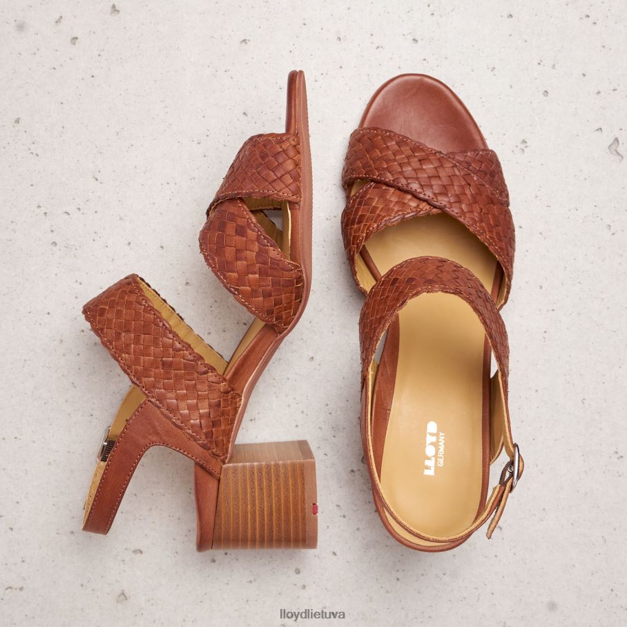 LLOYD sandalas moterys avalynė rudas VF40PZ1216