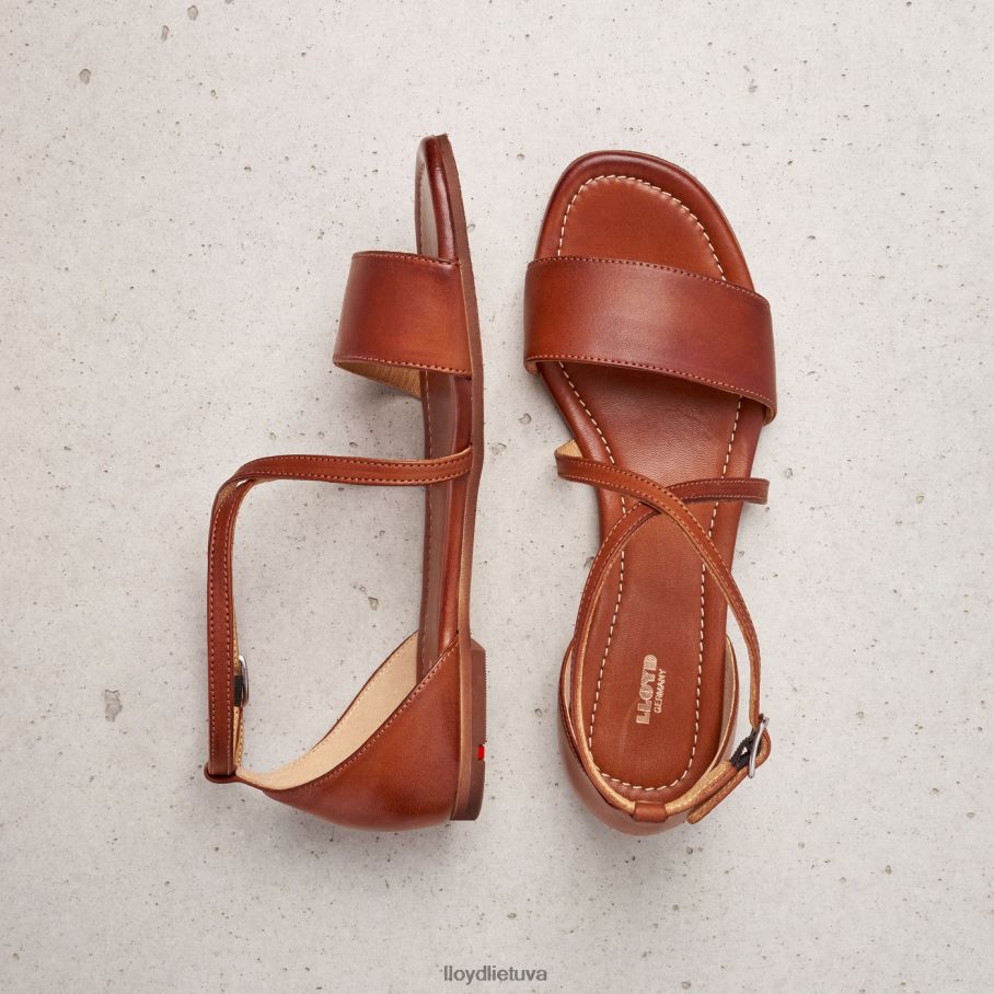 LLOYD sandalas moterys avalynė rudas VF40PZ1253