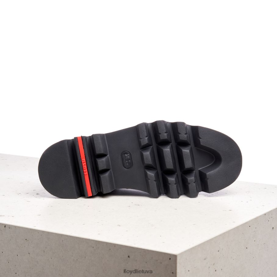 LLOYD slystami guminiai batai su padu moterys avalynė rudas VF40PZ943