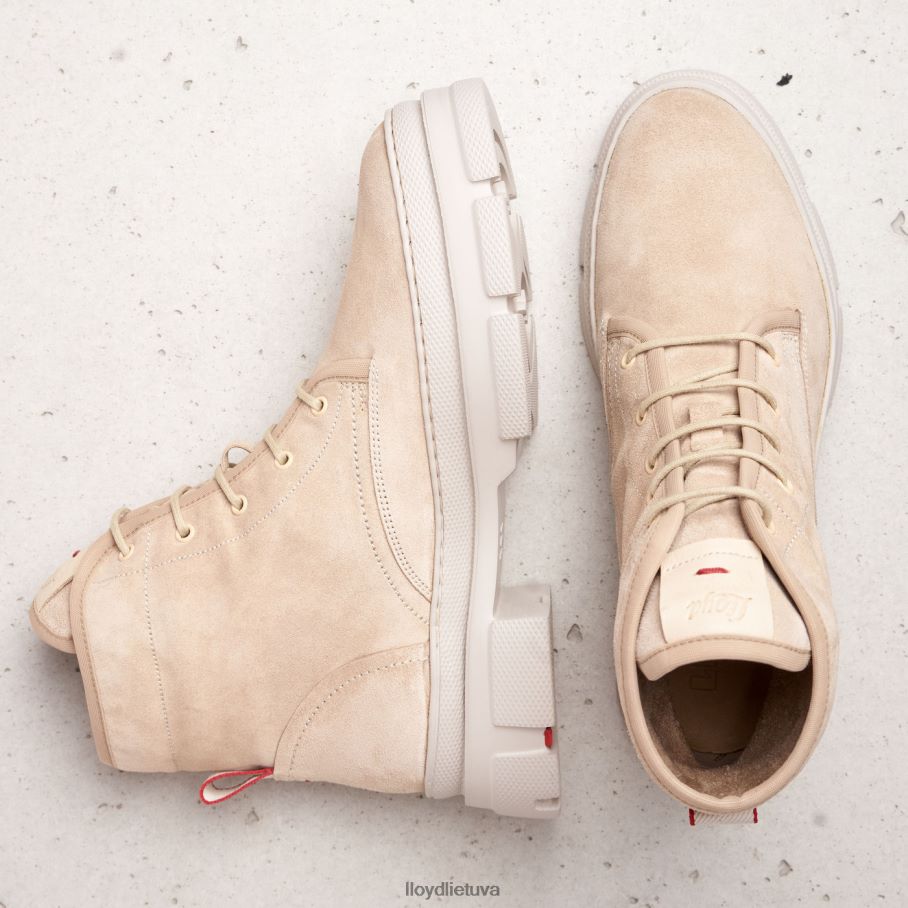 LLOYD suvarstomi kulkšnies batai moterys avalynė smėlio spalvos VF40PZ977