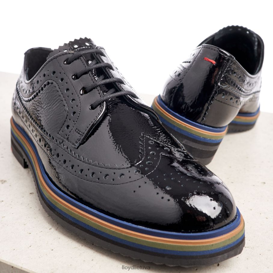 LLOYD suvarstyti pusbačius moterys avalynė juodas VF40PZ1043