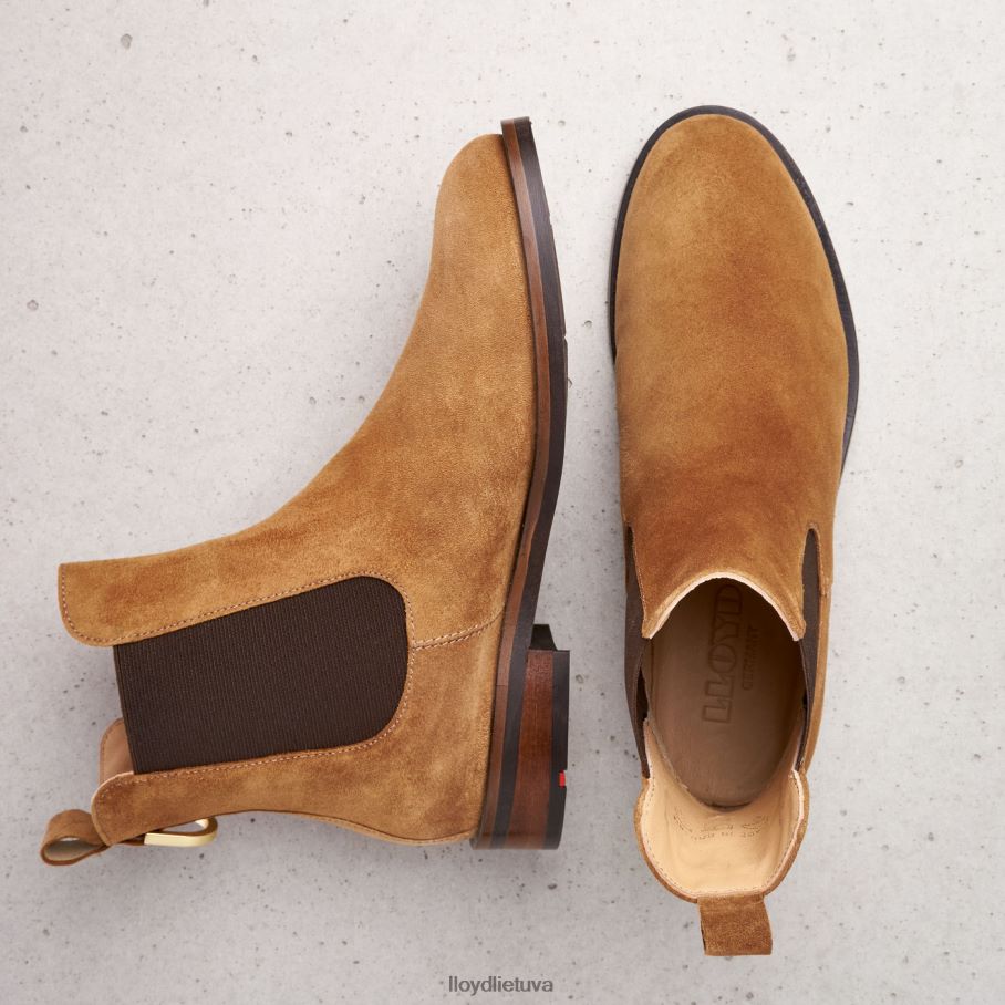 LLOYD užsimaunami kulkšnies batai moterys avalynė rudas VF40PZ967