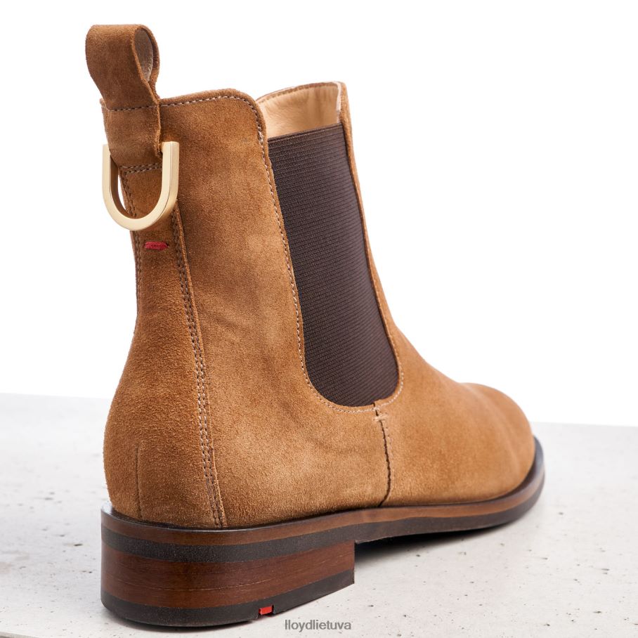 LLOYD užsimaunami kulkšnies batai moterys avalynė rudas VF40PZ967