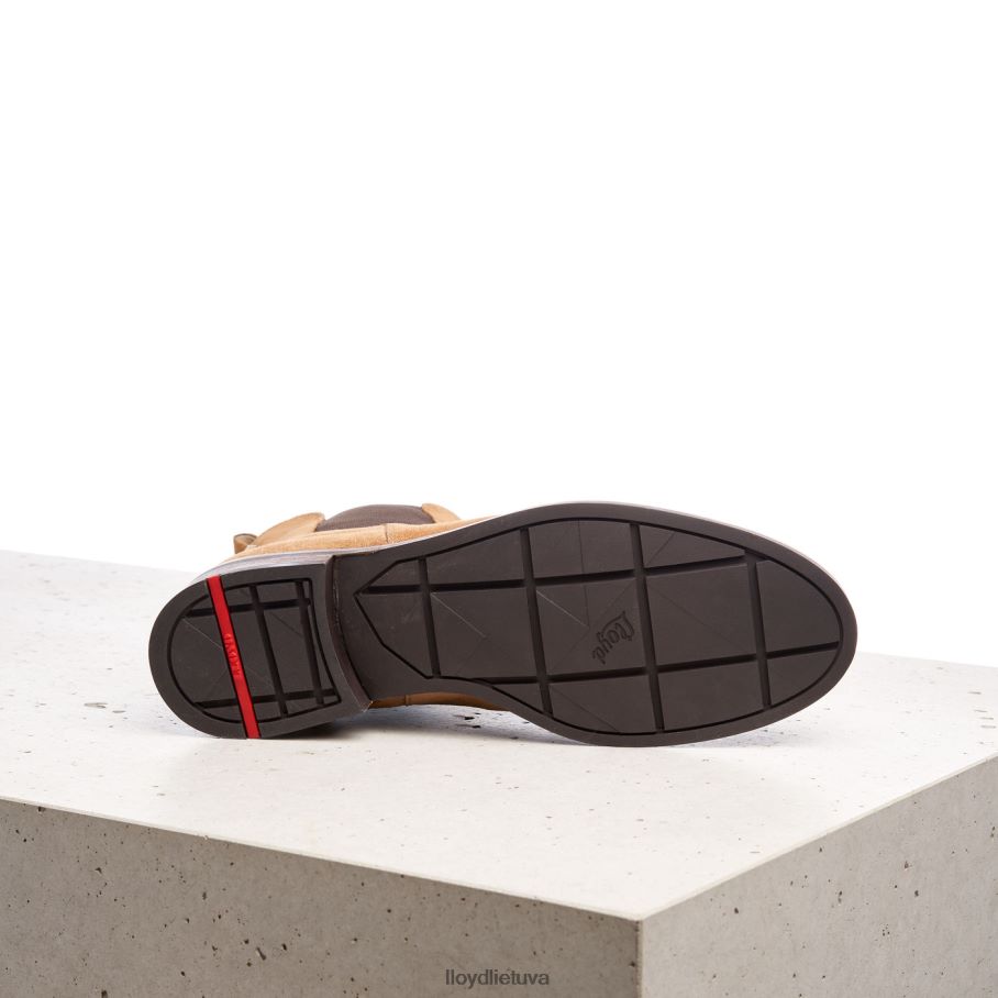 LLOYD užsimaunami kulkšnies batai moterys avalynė rudas VF40PZ967