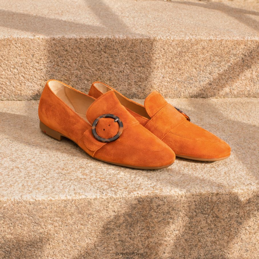 LLOYD užsimauti odinę šlepetę moterys avalynė raudona VF40PZ1140