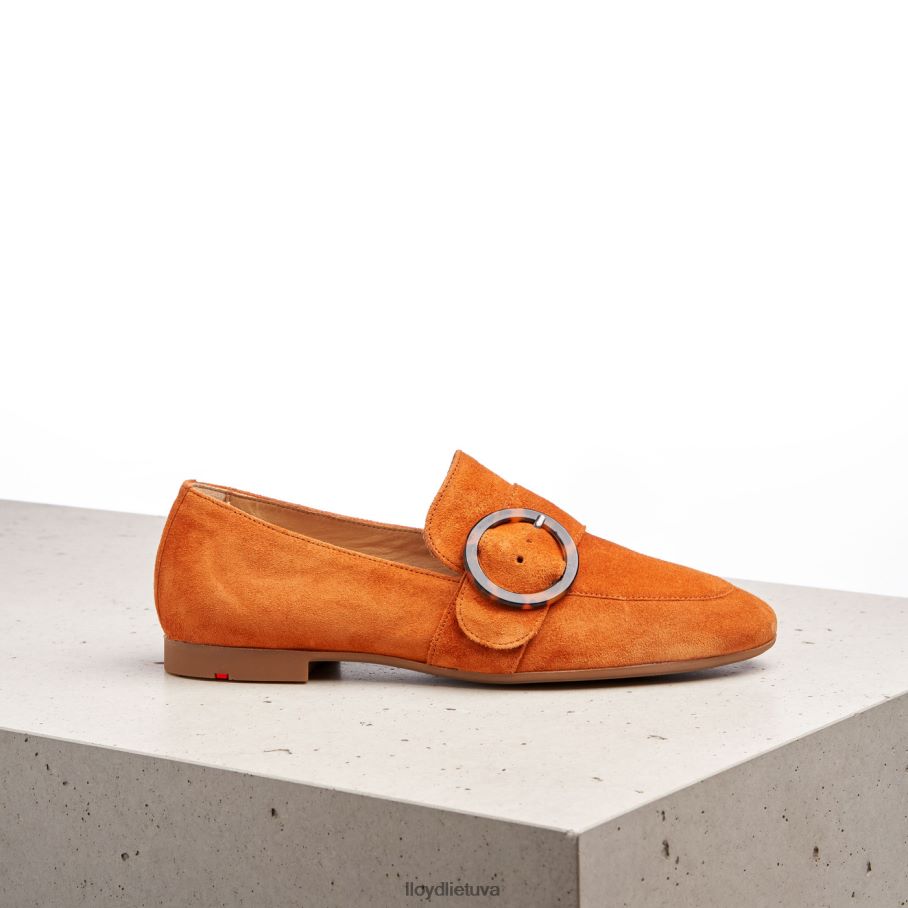 LLOYD užsimauti odinę šlepetę moterys avalynė raudona VF40PZ1140