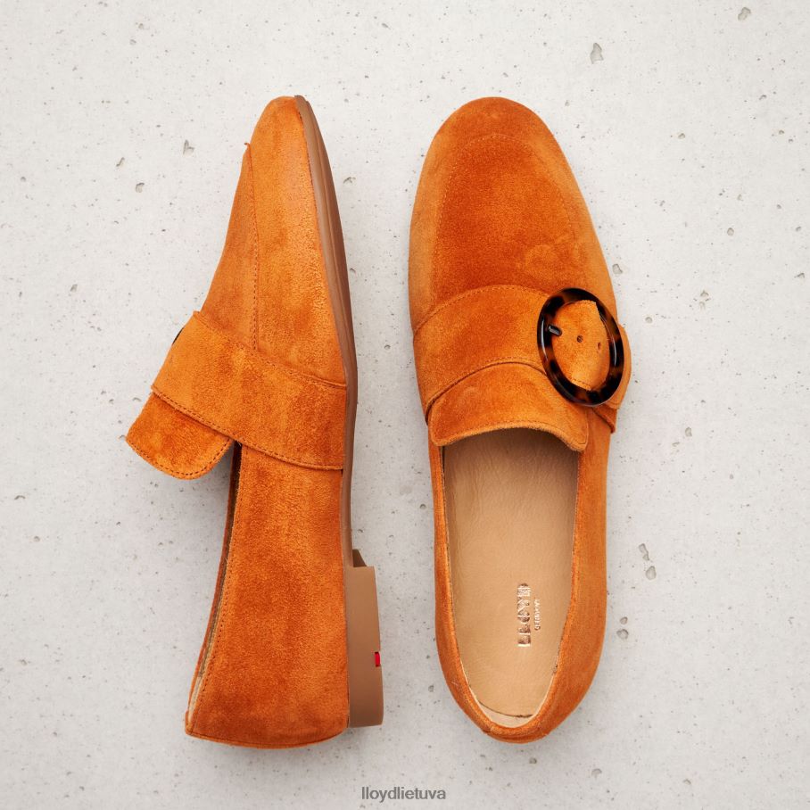 LLOYD užsimauti odinę šlepetę moterys avalynė raudona VF40PZ1140