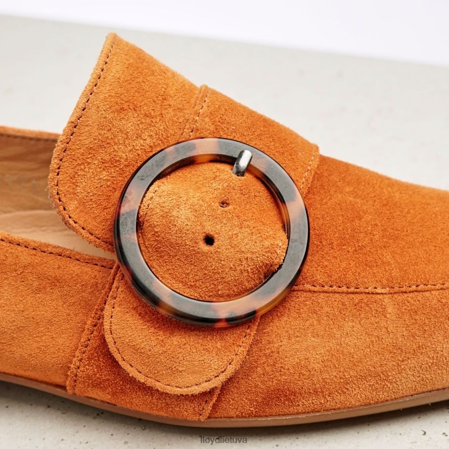 LLOYD užsimauti odinę šlepetę moterys avalynė raudona VF40PZ1140